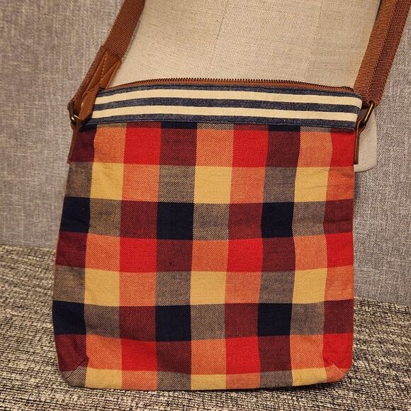 Bella Taylor All Stars Cross Body Shoulder Purse Fabric Patchwork - Picture 3 of 15